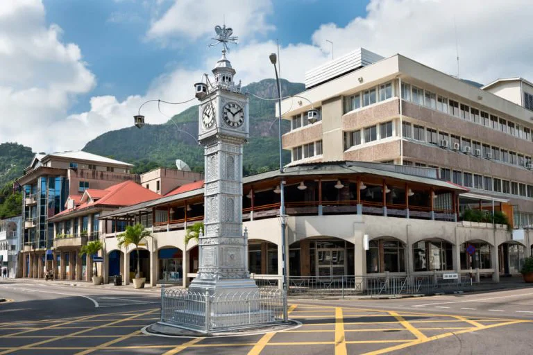 The Victoria clock tower