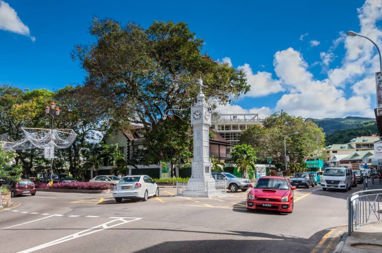 The Victoria clock tower