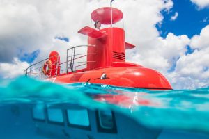 Eden Island: Semi-Submarine Tour in St. Anne Marine Park